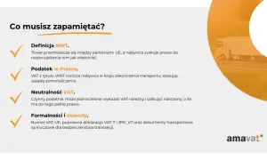 WNT: towar między krajami UE, nabywca jak właściciel. Podatek w Polsce rozlicza nabywca. Neutralność VAT. Formalności i dowody kluczowe.