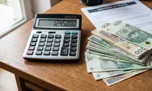 Kalkulator, stos banknotów i umowa o pracę. Czy to przygotowanie do wypowiedzenia zmieniającego i odprawy?
