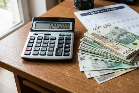 Kalkulator, stos banknotów i umowa o pracę. Czy to przygotowanie do wypowiedzenia zmieniającego i odprawy?