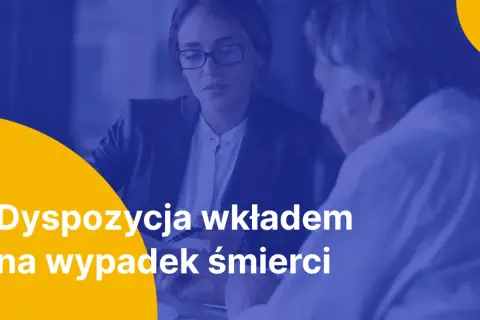 Dyspozycja wkładem po śmierci – jak uniknąć podatku? Dwie osoby omawiają szczegóły.