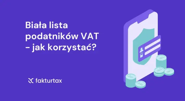 Biała lista podatników VAT – jak korzystać? Grafika przedstawia telefon z ikoną bezpieczeństwa i monetami, symbolizującymi bezpieczeństwo finansowe.