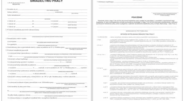 Okresy nieskładkowe w świadectwie pracy, np. urlop wychowawczy, są kluczowe dla przyszłych świadczeń.