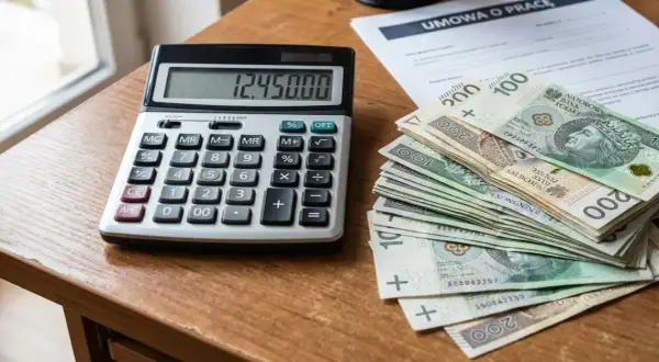 Kalkulator, stos banknotów i umowa o pracę. Czy to przygotowanie do wypowiedzenia zmieniającego i odprawy?