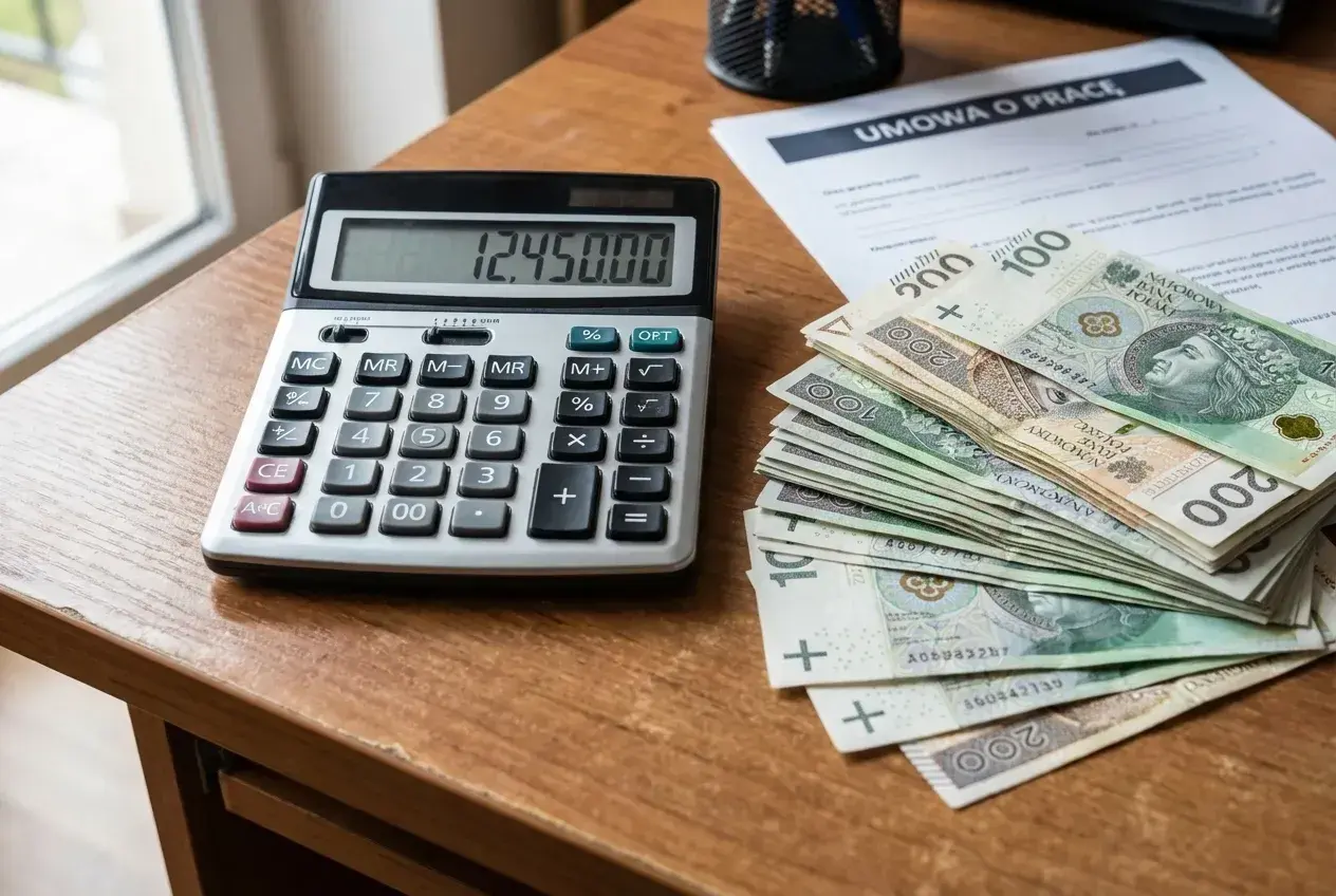 Kalkulator, stos banknotów i umowa o pracę. Czy to przygotowanie do wypowiedzenia zmieniającego i odprawy?