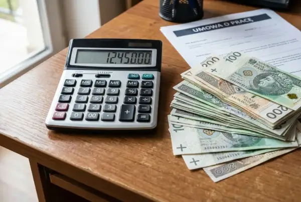 Kalkulator, stos banknotów i umowa o pracę. Czy to przygotowanie do wypowiedzenia zmieniającego i odprawy?
