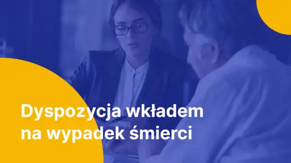 Dyspozycja wkładem po śmierci – jak uniknąć podatku? Dwie osoby omawiają szczegóły.